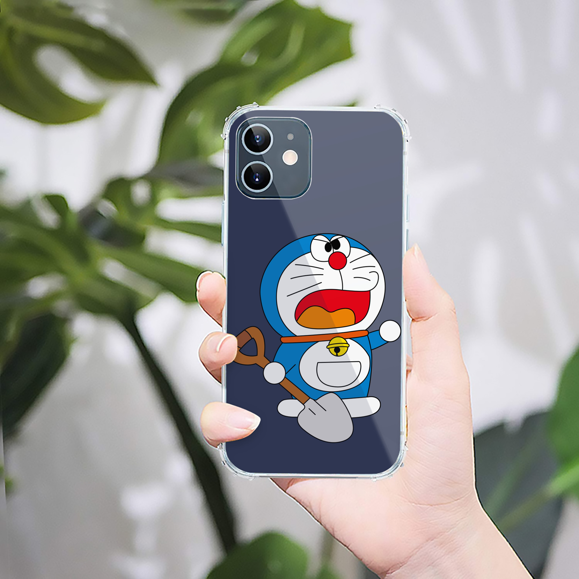 （画像用） ドラえもん Doraemon 【iPhone 12シリーズ対応】透明スマホケース（クリアソフトケース）